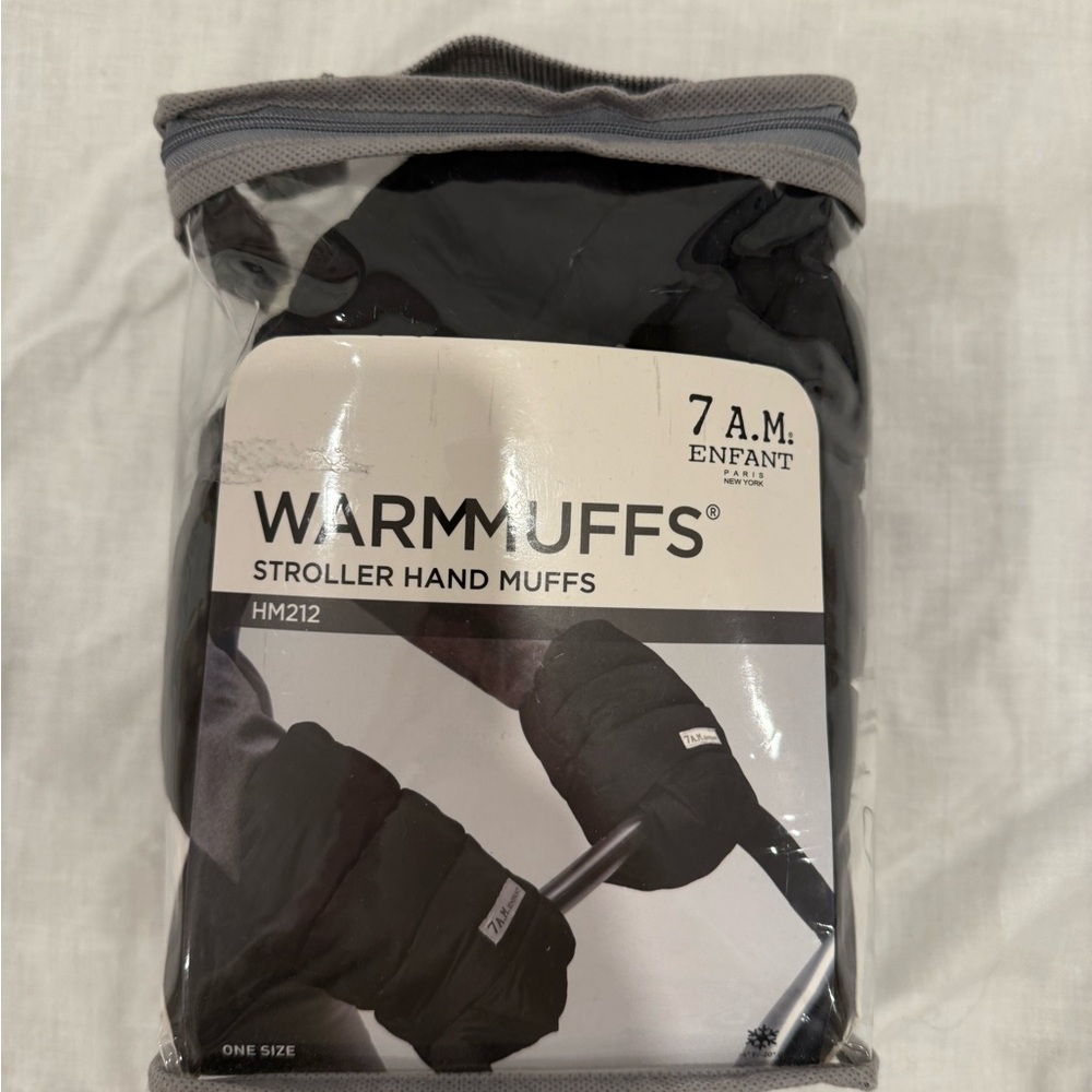 7 A.M. Enfant Warmmuffs Black Stroller Hand Muffs